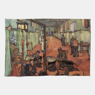 Paño De Cocina Sala en el hospital de Arles por Vincent van Gogh