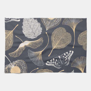 Paño De Cocina Sale Ginkgo: Elegancia Floral Sin Marea.