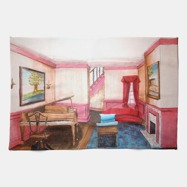 Paño De Cocina Salón Federal Hogar Americano MoJo Kitchen Tow (Horizontal)