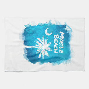 Paño De Cocina Salpicadura de la pintura del Palmetto