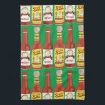 Paño De Cocina SALSAS CALIENTES Gato picante Verde<br><div class="desc">Decore su cocina con esta divertida toalla de salsa picante. ¡Hace un gran regalo de bienvenida o aniversario! Puede personalizar y agregar texto también. Revisa mi tienda por muchos más colores y patrones más cosas de cocina a juego!</div>