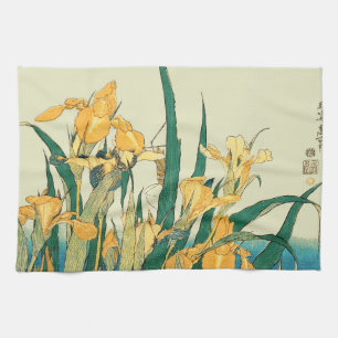 Paño De Cocina Saltamontes Hokusai y el iris Japón