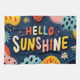 Paño De Cocina Saludable Saludo "Hello Sunshine"