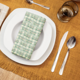 Paño De Cocina Saludos de temporada a los Navidades de Gingham