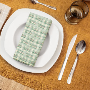 Paño De Cocina Saludos de temporada a los Navidades de Gingham