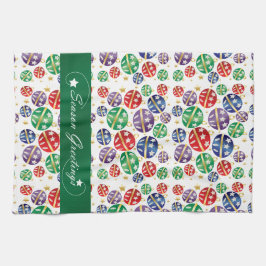 Paño De Cocina Saludos de temporada Jingle Bells