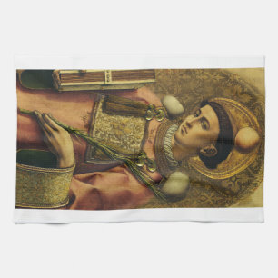 Paño De Cocina San Esteban el Protomártir Iconografía de Arte Fin