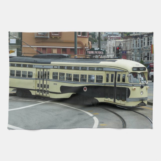 Paño De Cocina San Francisco Cable Car (Horizontal)