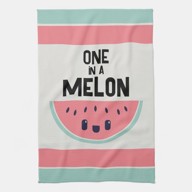 Paño De Cocina Sandía One In A Melon Mono adorable (Vertical)