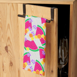 Paño De Cocina sandía roja amarilla Lemones tropicales