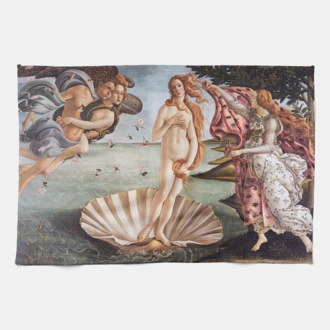 Paño De Cocina Sandro Botticelli - Nacimiento de Venus (Horizontal)