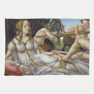 Paño De Cocina Sandro Botticelli - Venus y Mars, lado izquierdo