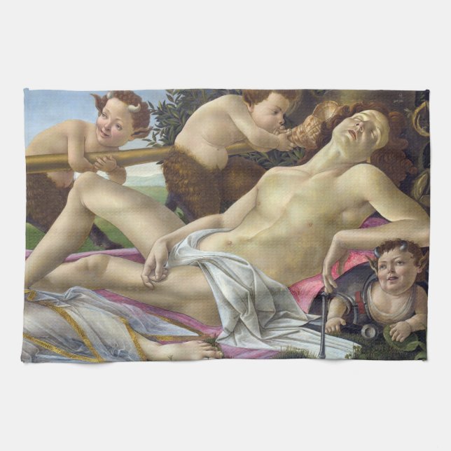 Paño De Cocina Sandro Botticelli - Venus y Marte, lado derecho (Horizontal)