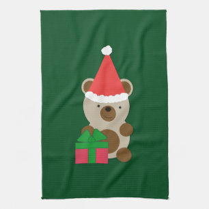 Paño De Cocina Santa Bear