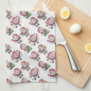 Paño De Cocina Santa Claus