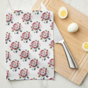 Paño De Cocina Santa Claus