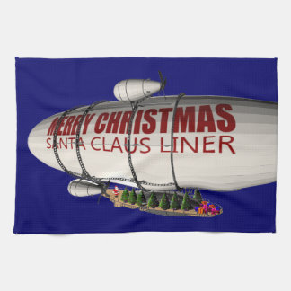 Paño De Cocina Santa Claus En Zeppelin