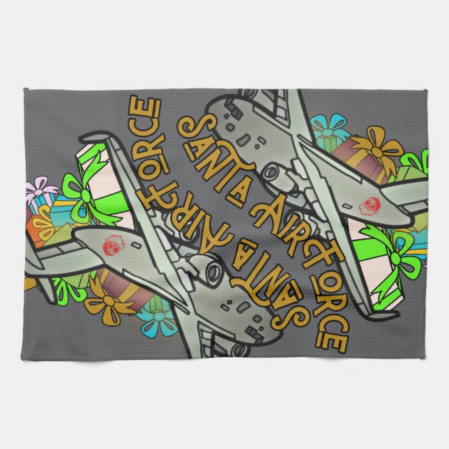 Paño De Cocina Santa, Fuerza Aérea, Ejército (Horizontal)