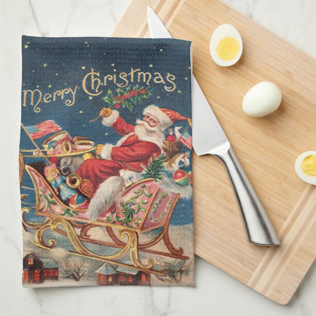 Paño De Cocina Santa Patriótica (Doblado Cuarto)