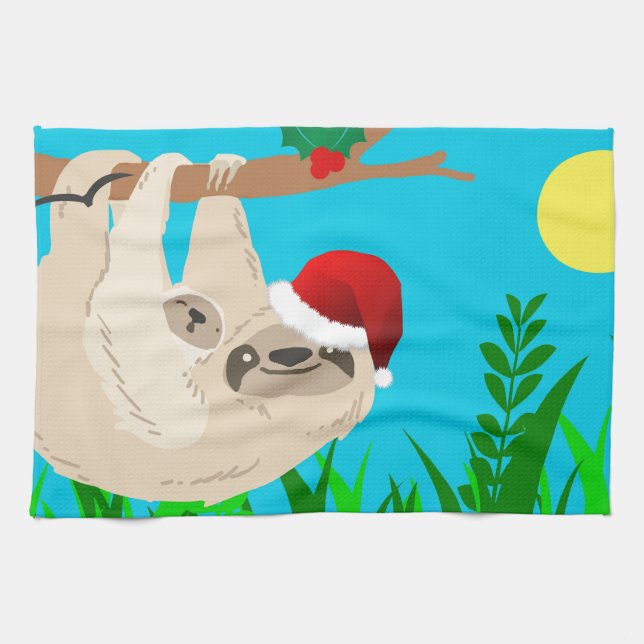 Paño De Cocina santa sloth (Horizontal)