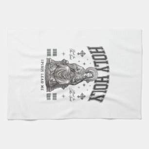 Paño De Cocina Santo Santo Diseño de Camiseta Religiosa de Grabad