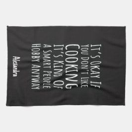 Paño De Cocina Sarcastic Funny Cooking Gifts Humor Chef Cook Joke