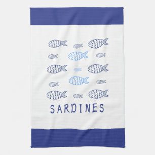 Paño De Cocina Sardinas