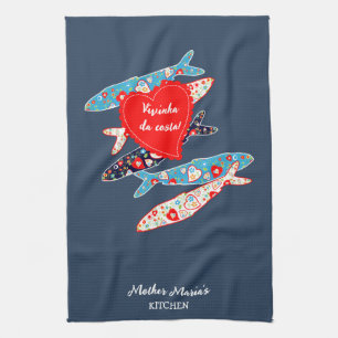 Paño De Cocina Sardinas de Portugal
