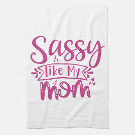 Paño De Cocina Sassy Como Mi Mamá