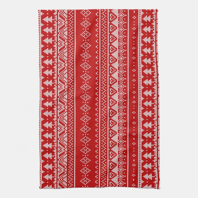 Paño De Cocina Scandinavian red jumper (Vertical)