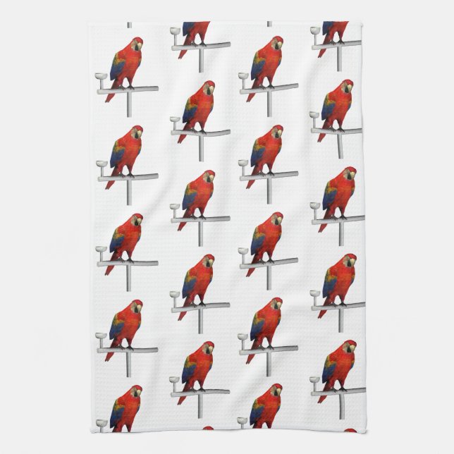 Paño De Cocina Scarlet Macaw (Vertical)