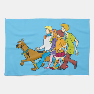 Paño De Cocina Scooby-Doo Grupo entero 18 Mystery Inc
