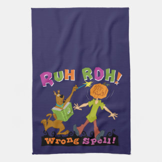 Paño De Cocina Scooby-Doo ¡Ruh Roh! ¡El deletreo equivocado!