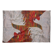 Sé que soy gallo blanco precioso