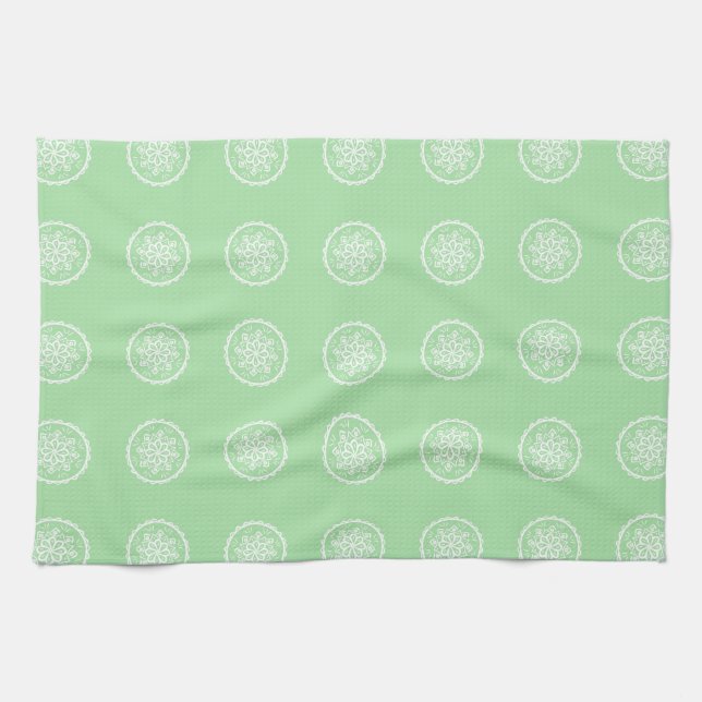 Paño De Cocina Seafoam Mandala (Horizontal)