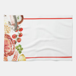 Paño De Cocina Seafood Feed Red Stripe