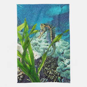 Paño De Cocina Seahorse caprichoso