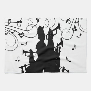 Paño De Cocina Sección Cuerno Trumpet Jazz Music