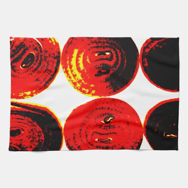 Paño De Cocina Secciones de cebolla (Horizontal)