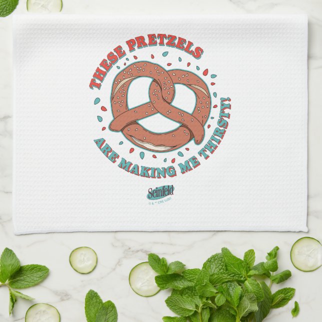 Paño De Cocina Seinfeld | Estos Pretzels me están sembrando la se (Doblado)