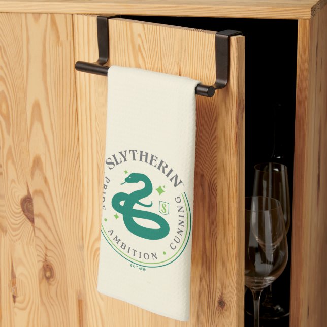 Paño De Cocina SelYTHERIN™ Bolsa de Orgullo de la Casa de la Serp (Pliegue de tercios)