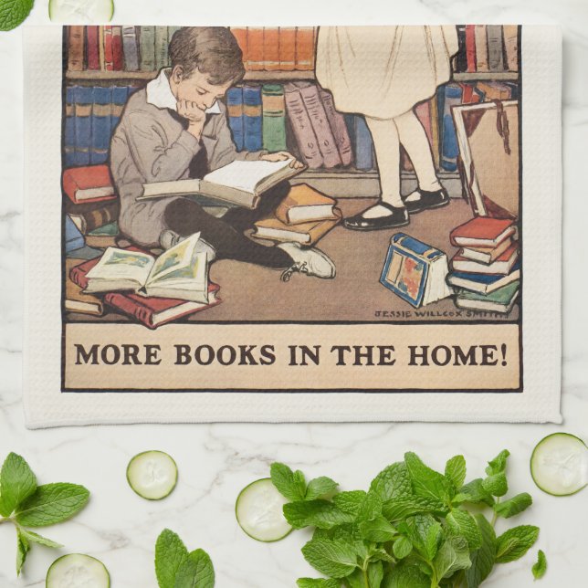 Paño De Cocina Semana del libro infantil de Jessie Willcox Smith (Doblado)