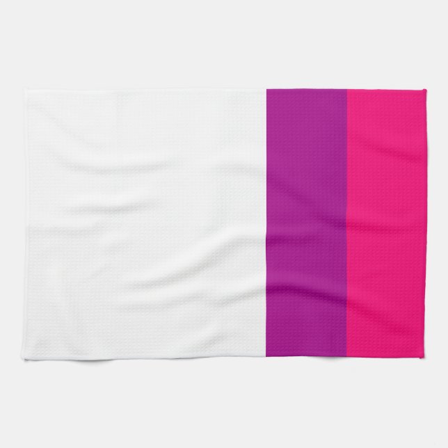 Paño De Cocina Semi Bisexual Pride Flag  (Horizontal)