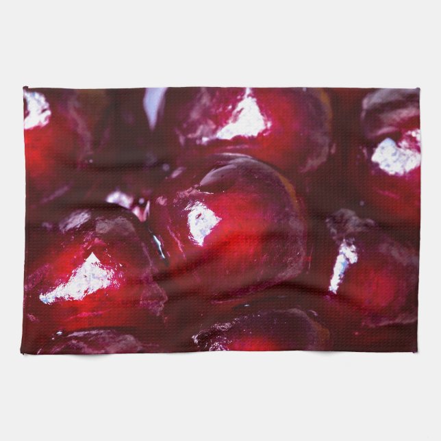 Paño De Cocina Semillas Red Pomegranate (Horizontal)
