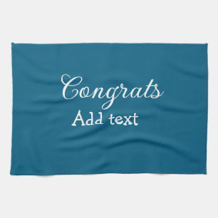 Paño De Cocina Sencillas felicitaciones mínimas graduación añadir