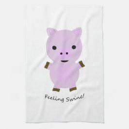 Paño De Cocina Sensación de cerdo enano