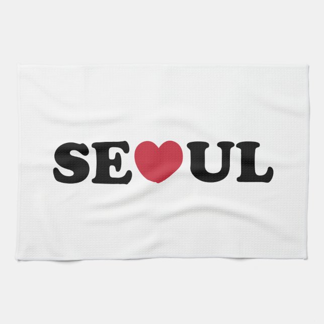 Paño De Cocina Seoul Love Heart (Horizontal)