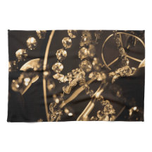 Sepia Crystal Chandelier