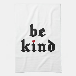Paño De Cocina Ser amable - Mensaje positivo simple