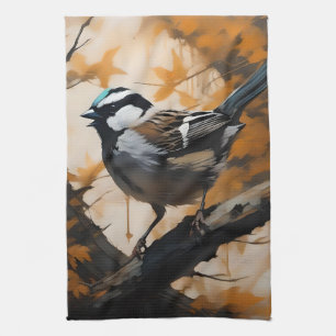 Paño De Cocina Serenade de un Robin en el Cañón,